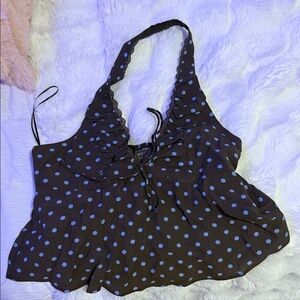 Polka Dot Halter Top